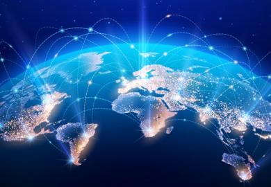 A linked globe
