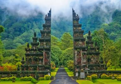 A Hindu temple in Bali
