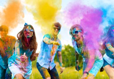 Young people at a festival; we should not forget how much young people have sacrificed during the pandemic and place them high on the priority list