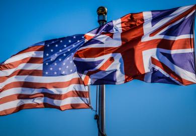 US flag, UK flag, special relationship, 