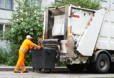 rubbish, scrap, bin