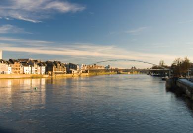 Bridge over the River Maas in Maastricht