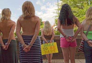 Naked protest