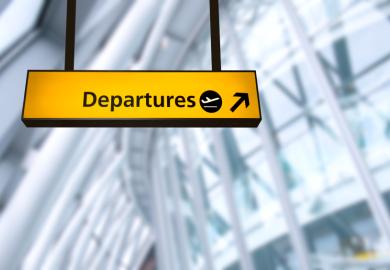 Airport departures