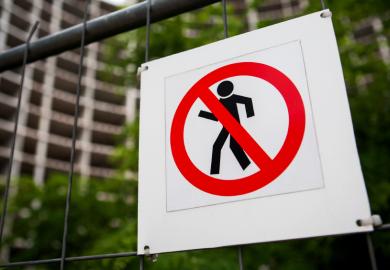Construction site warning