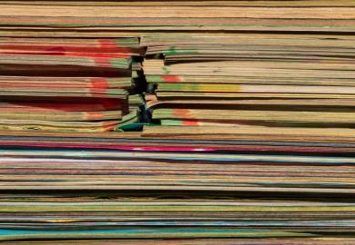 A pile of journals