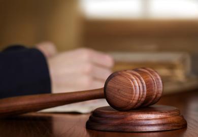 Judge and gavel
