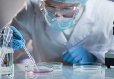 A lab technician 