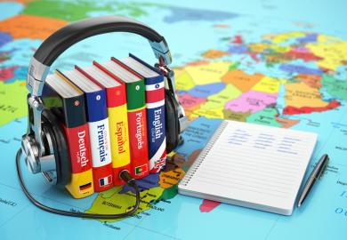 Language learning with dictionaries