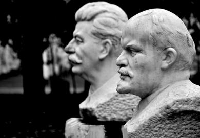 Busts of Lenin and Stalin