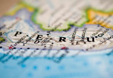 Map of Peru
