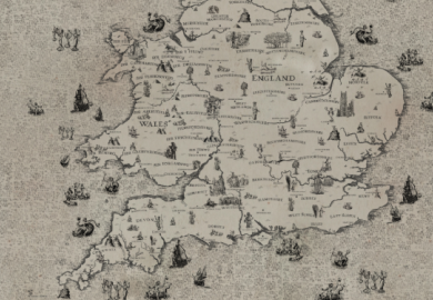 A map of England