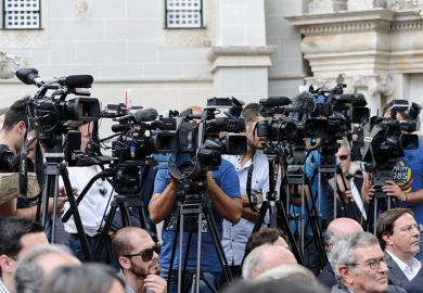 Members of the media