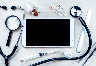 Medical instruments and touchscreen tablet PC