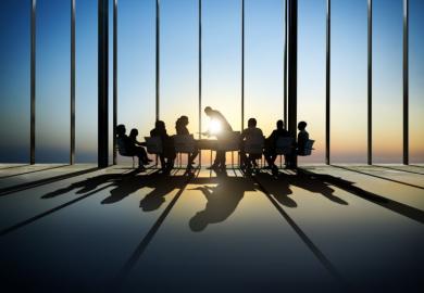 Meeting of exclusive group representing co-creation between staff and students