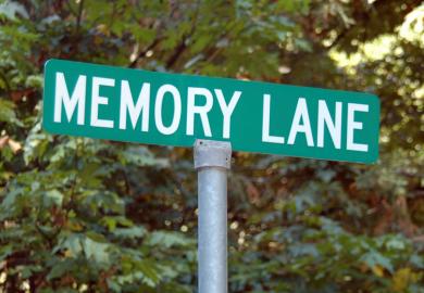 'Memory Lane' road sign