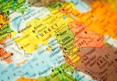 Middle East map