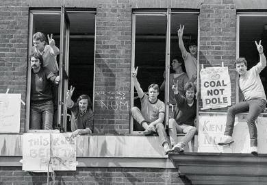 Miner protesters