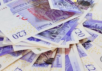 Lots of £20 notes