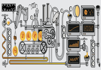 A money machine, symbolising research commercialisation