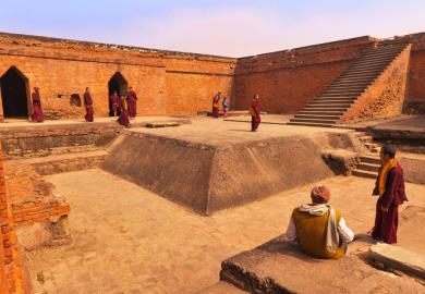 The site of ancient Nalanda University