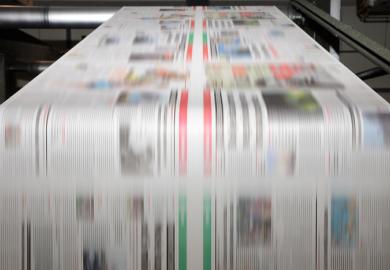 Newspaper printing press
