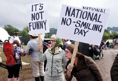 No smiling day