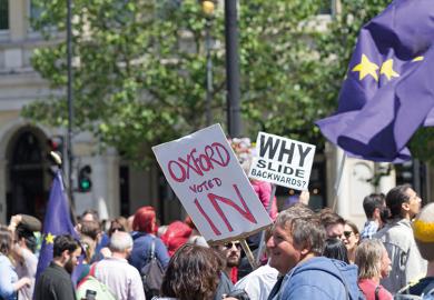 Oxford voted in demonstrators