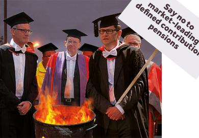 Pension protests
