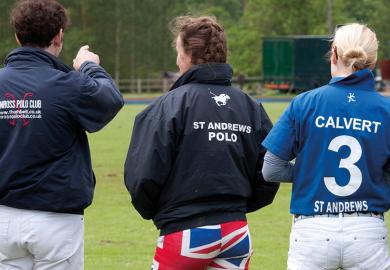 Polo players