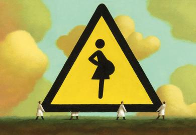 pregnant woman warning