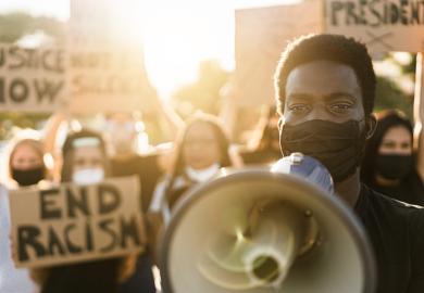An anti-racism campaigner