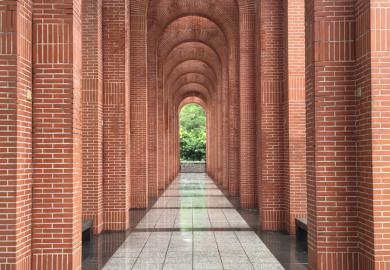 Redbrick university archways