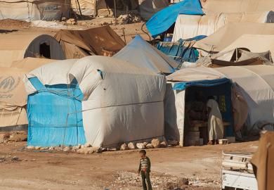 Refugee camp