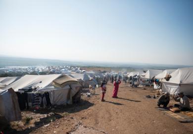 Refugee camp in Syria (2013)