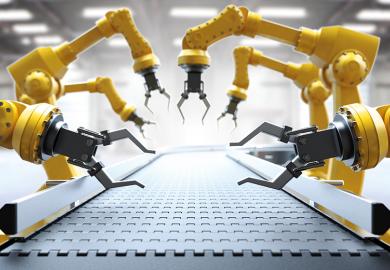 Robot production line