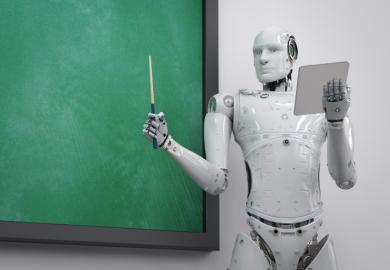 A robot teacher