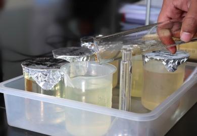 A chemistry lab
