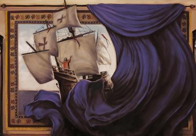 Painting of ship