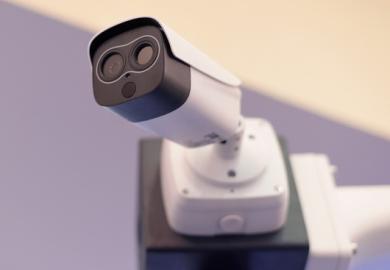 A security camera