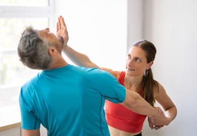 A self-defence class