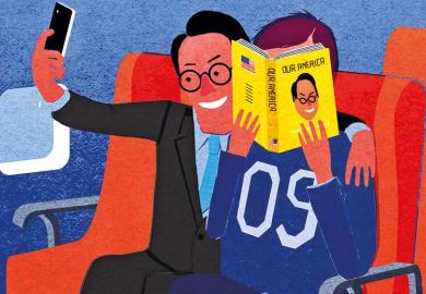 selfie-on-plane