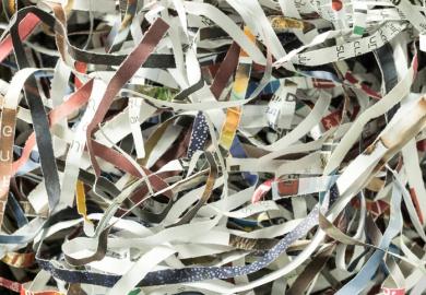 shredded paper