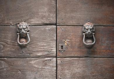 Shut door