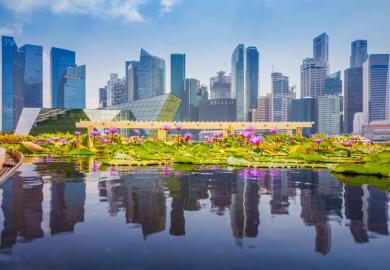 Singapore business district