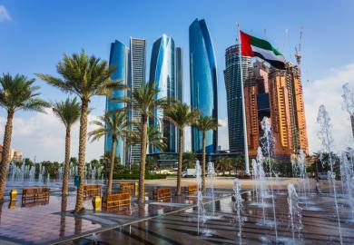 Skyscrapers in Abu Dhabi, UAE