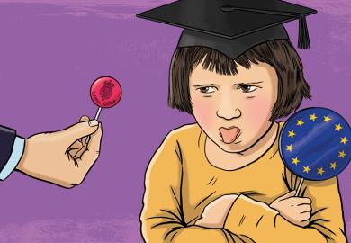 Spoiled child illustration
