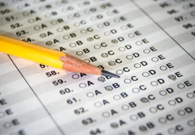 A standardised test form