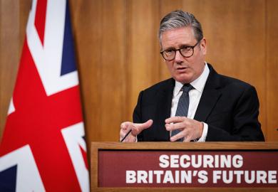 Keir Starmer speaks at the launch of the UK's immigration White Paper