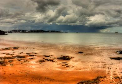 A storm in Torbay